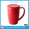 Red Tea Mug mit Edelstahl Infuser